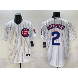 MLB Cubs 2 Hoernger White Nike Cool Base Men Jersey MLB Cubs 2 Hoernger White Nike Cool Base Men Jersey