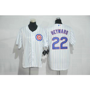 MLB Cubs 22 Jason Heyward White Throwback Cool Base Youth Jersey MLB Cubs 22 Jason Heyward White Throwback Cool Base Youth Jersey