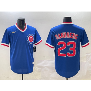 MLB Cubs 23 Ryne Sandberg Blue Nike Cool Base Men Jersey MLB Cubs 23 Ryne Sandberg Blue Nike Cool Base Men Jersey
