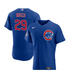 MLB Cubs 29 Michael Busch Blue Nike Flexbase Men Jersey MLB Cubs 29 Michael Busch Blue Nike Flexbase Men Jersey