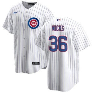 MLB Cubs 36 Wicks White Nike Cool Base Men Jersey MLB Cubs 36 Wicks White Nike Cool Base Men Jersey