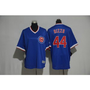 MLB Cubs 44 Anthony Rizzo Blue Cooperstown Cool Base Men Jersey MLB Cubs 44 Anthony Rizzo Blue Cooperstown Cool Base Men Jersey