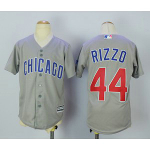 MLB Cubs 44 Anthony Rizzo Grey New Cool Base Youth Jersey MLB Cubs 44 Anthony Rizzo Grey New Cool Base Youth Jersey