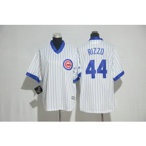 MLB Cubs 44 Anthony Rizzo White Cooperstown Cool Base Men Jersey MLB Cubs 44 Anthony Rizzo White Cooperstown Cool Base Men Jersey