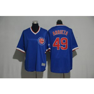 MLB Cubs 49 Jake Arrieta Blue Cooperstown Cool Base Men Jersey MLB Cubs 49 Jake Arrieta Blue Cooperstown Cool Base Men Jersey