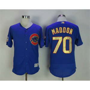 MLB Cubs 70 Joe Maddon Blue 2016 World Series Champions Gold Program Flexbase Men Jersey MLB Cubs 70 Joe Maddon Blue 2016 World Series Champions Gold Program Flexbase Men Jersey