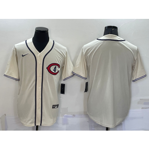MLB Cubs Blank Cream 2022 Field of Dreams Cool Base Men Jersey MLB Cubs Blank Cream 2022 Field of Dreams Cool Base Men Jersey