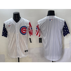 MLB Cubs Blank USA Flag Nike Cool Base Men Jersey MLB Cubs Blank USA Flag Nike Cool Base Men Jersey