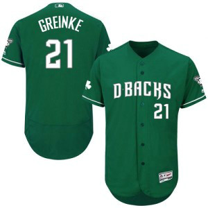 MLB Diamondbacks 21 Zack Greinke Green Celtic Flexbase Men Jersey MLB Diamondbacks 21 Zack Greinke Green Celtic Flexbase Men Jersey