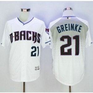 MLB Diamondbacks 21 Zack Greinke White Capri New Cool Base Men Jersey MLB Diamondbacks 21 Zack Greinke White Capri New Cool Base Men Jersey