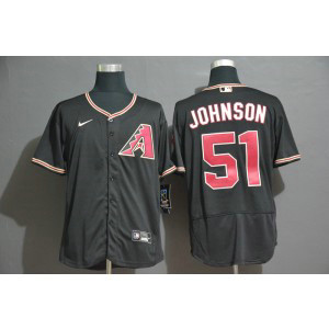 MLB Diamondbacks 51 Randy Johnson Black 2020 Nike Flexbase Men Jersey MLB Diamondbacks 51 Randy Johnson Black 2020 Nike Flexbase Men Jersey