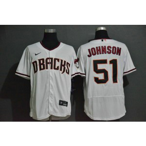 MLB Diamondbacks 51 Randy Johnson White 2020 Nike Flexbase Men Jersey MLB Diamondbacks 51 Randy Johnson White 2020 Nike Flexbase Men Jersey