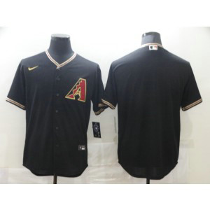 MLB Diamondbacks Black Blank Nike Cool Base Men Jersey