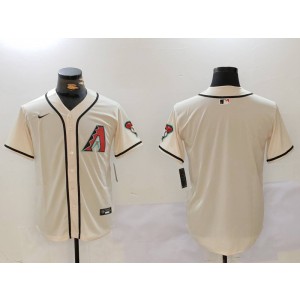 MLB Diamondbacks Blank Cream Nike Cool Base Men Jersey MLB Diamondbacks Blank Cream Nike Cool Base Men Jersey