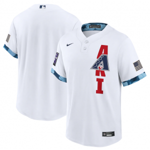 MLB Diamondbacks Blank White 2021 All-Star Cool Base Men Jersey MLB Diamondbacks Blank White 2021 All-Star Cool Base Men Jersey