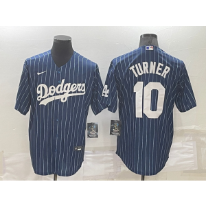 MLB Dodgers 10 Justin Turner Blue Nike Cool Base Men Jersey MLB Dodgers 10 Justin Turner Blue Nike Cool Base Men Jersey