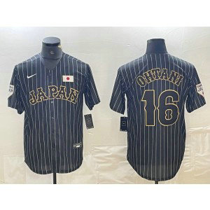 MLB Dodgers 16 Shohei Ohtani Black Nike Cool Base Men Jersey MLB Dodgers 16 Shohei Ohtani Black Nike Cool Base Men Jersey