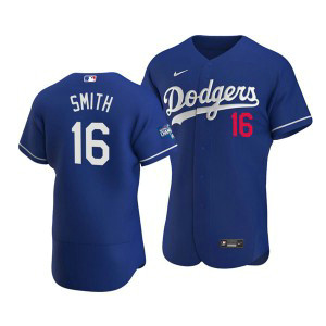 MLB Dodgers 16 Will Smith Royal 2020 World Series Champions Flexbase Men Jersey MLB Dodgers 16 Will Smith Royal 2020 World Series Champions Flexbase Men Jersey