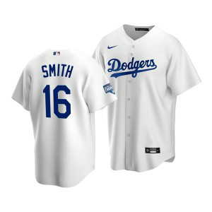 MLB Dodgers 16 Will Smith White 2020 World Series Champions Cool Base Men Jersey MLB Dodgers 16 Will Smith White 2020 World Series Champions Cool Base Men Jersey