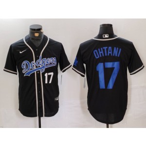 MLB Dodgers 17 Shohei Ohtani Black Nike Cool Base Men Jersey MLB Dodgers 17 Shohei Ohtani Black Nike Cool Base Men Jersey