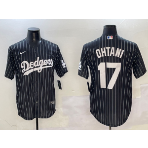 MLB Dodgers 17 Shohei Ohtani Black Nike Cool Base Men Jersey MLB Dodgers 17 Shohei Ohtani Black Nike Cool Base Men Jersey
