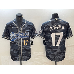 MLB Dodgers 17 Shohei Ohtani Camo Baseball Nike Cool Base Men Jersey MLB Dodgers 17 Shohei Ohtani Camo Baseball Nike Cool Base Men Jersey
