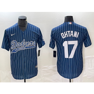 MLB Dodgers 17 Shohei Ohtani Navy Baseball Nike Cool Base Men Jersey MLB Dodgers 17 Shohei Ohtani Navy Baseball Nike Cool Base Men Jersey