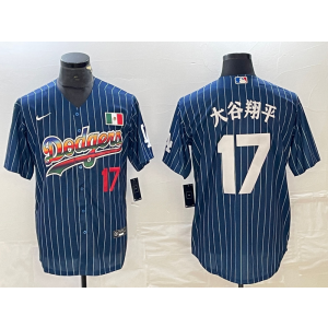 MLB Dodgers 17 Shohei Ohtani Rainbow Blue Nike Cool Base Men Jersey MLB Dodgers 17 Shohei Ohtani Rainbow Blue Nike Cool Base Men Jersey