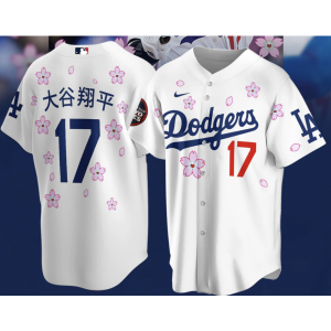 MLB Dodgers 17 Shohei Ohtani White 2025 Tokyo Series Nike Cool Base Men Jersey MLB Dodgers 17 Shohei Ohtani White 2025 Tokyo Series Nike Cool Base Men Jersey