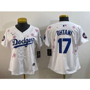 MLB Dodgers 17 Shohei Ohtani White 2025 Tokyo Series Nike Cool Base Youth Jersey MLB Dodgers 17 Shohei Ohtani White 2025 Tokyo Series Nike Cool Base Youth Jersey