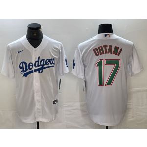 MLB Dodgers 17 Shohei Ohtani White Nike Cool Base Men Jersey MLB Dodgers 17 Shohei Ohtani White Nike Cool Base Men Jersey