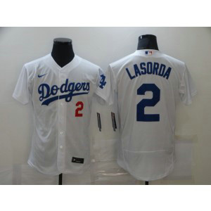 MLB Dodgers 2 Tommy Lasorda White World Series Nike Flexbase Men Jersey MLB Dodgers 2 Tommy Lasorda White World Series Nike Flexbase Men Jersey