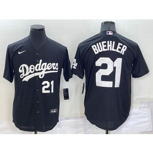 MLB Dodgers 21 Walker Buehler Black Nike Cool Base Baseball Men Jersey MLB Dodgers 21 Walker Buehler Black Nike Cool Base Baseball Men Jersey