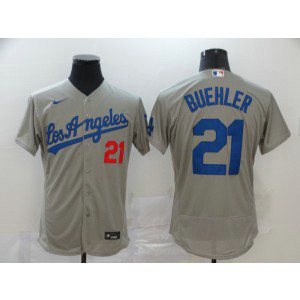 MLB Dodgers 21 Walker Buehler Grey 2020 Nike Flexbase Men Jersey MLB Dodgers 21 Walker Buehler Grey 2020 Nike Flexbase Men Jersey