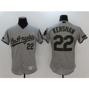 MLB Dodgers 22 Clayton Kershaw Grey Nike Cool Base Men Jersey MLB Dodgers 22 Clayton Kershaw Grey Nike Cool Base Men Jersey