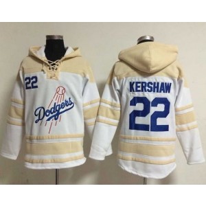 MLB Dodgers 22 Clayton Kershaw White Men Sweatshirt Hoodie MLB Dodgers 22 Clayton Kershaw White Men Sweatshirt Hoodie