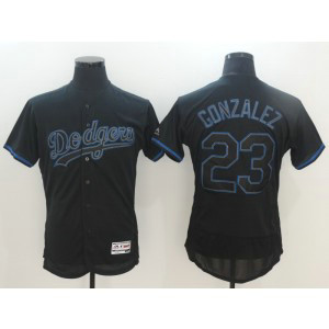 MLB Dodgers 23 Adrian Gonzalez Black Flexbase Men Jersey MLB Dodgers 23 Adrian Gonzalez Black Flexbase Men Jersey