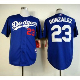 MLB Dodgers 23 Adrian Gonzalez Blue Cool Base Men Jersey MLB Dodgers 23 Adrian Gonzalez Blue Cool Base Men Jersey