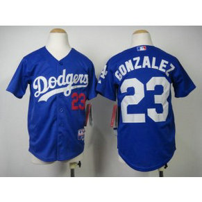 MLB Dodgers 23 Adrian Gonzalez Blue Cool Base Youth Jersey MLB Dodgers 23 Adrian Gonzalez Blue Cool Base Youth Jersey