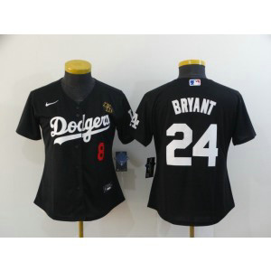 MLB Dodgers 24 Kobe Bryant Black 2020 Nike Cool Base Women Jersey MLB Dodgers 24 Kobe Bryant Black 2020 Nike Cool Base Women Jersey