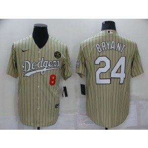 MLB Dodgers 24 Kobe Bryant Cream Nike Cool Base Men Jersey MLB Dodgers 24 Kobe Bryant Cream Nike Cool Base Men Jersey