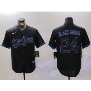 MLB Dodgers 24 Kobe Mamba Black Nike Cool Base Men Jersey MLB Dodgers 24 Kobe Mamba Black Nike Cool Base Men Jersey