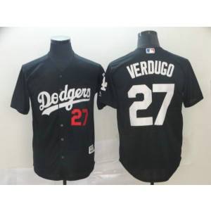MLB Dodgers 27 Alex Verdugo Black 2019 Players Weekend Player Men Jersey MLB Dodgers 27 Alex Verdugo Black 2019 Players Weekend Player Men Jersey