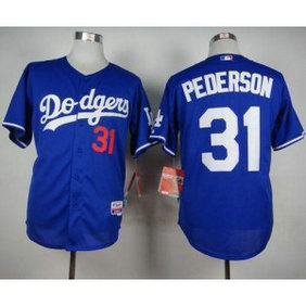 MLB Dodgers 31 Joc Pederson Blue Cool Base Men Jersey MLB Dodgers 31 Joc Pederson Blue Cool Base Men Jersey