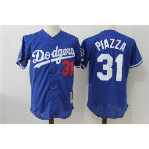 MLB Dodgers 31 Joc Pederson Blue Mitchell and Ness Throwback Men Jersey MLB Dodgers 31 Joc Pederson Blue Mitchell and Ness Throwback Men Jersey