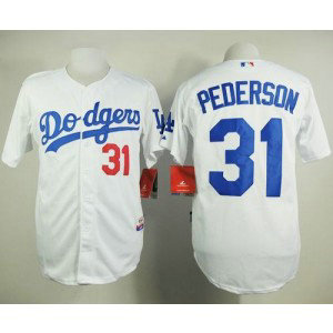 MLB Dodgers 31 Joc Pederson White Cool Base Men Jersey MLB Dodgers 31 Joc Pederson White Cool Base Men Jersey