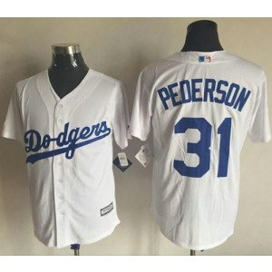 MLB Dodgers 31 Joc Pederson White New Cool Base Men Jersey MLB Dodgers 31 Joc Pederson White New Cool Base Men Jersey