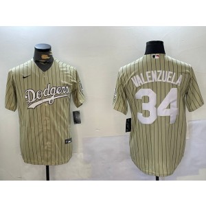 MLB Dodgers 34 Fernando Cream Nike Cool Base Men Jersey MLB Dodgers 34 Fernando Cream Nike Cool Base Men Jersey