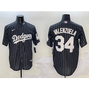 MLB Dodgers 34 Fernando Valenzuela Black Nike Cool Base Men Jersey MLB Dodgers 34 Fernando Valenzuela Black Nike Cool Base Men Jersey