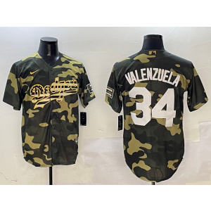MLB Dodgers 34 Fernando Valenzuela Camo Nike Cool Base Men Jersey MLB Dodgers 34 Fernando Valenzuela Camo Nike Cool Base Men Jersey